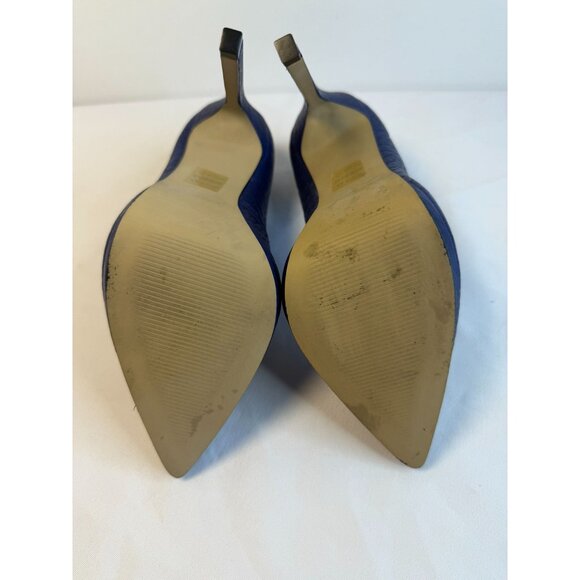 Aldo Kristina Size 7 Medium Blue Pumps Formal High Stiletto Heel Dressy Party - Picture 10 of 16